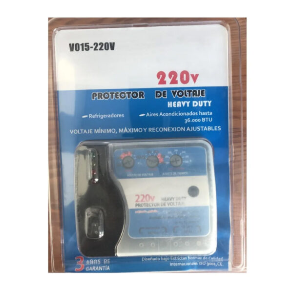 Protector de Voltaje V015 Kar Parts 220v Trabajo Pesado - Imagen 2