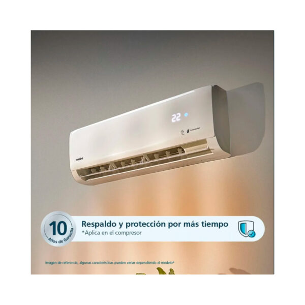 Aire Acondicionado Mabe Inverter 18000 Btu 220v Mini Split Blanco - Imagen 7
